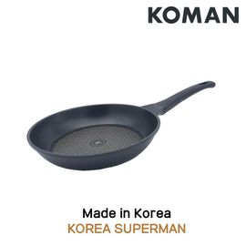 [KOMAN] ] 2 Piece Set : BlackWin Titanium Coated Frying Pan 20cm+Wok 26cm - Nonstick Cookware 6-Layers Coationg Die Casting Frying Pan - Made in Korea